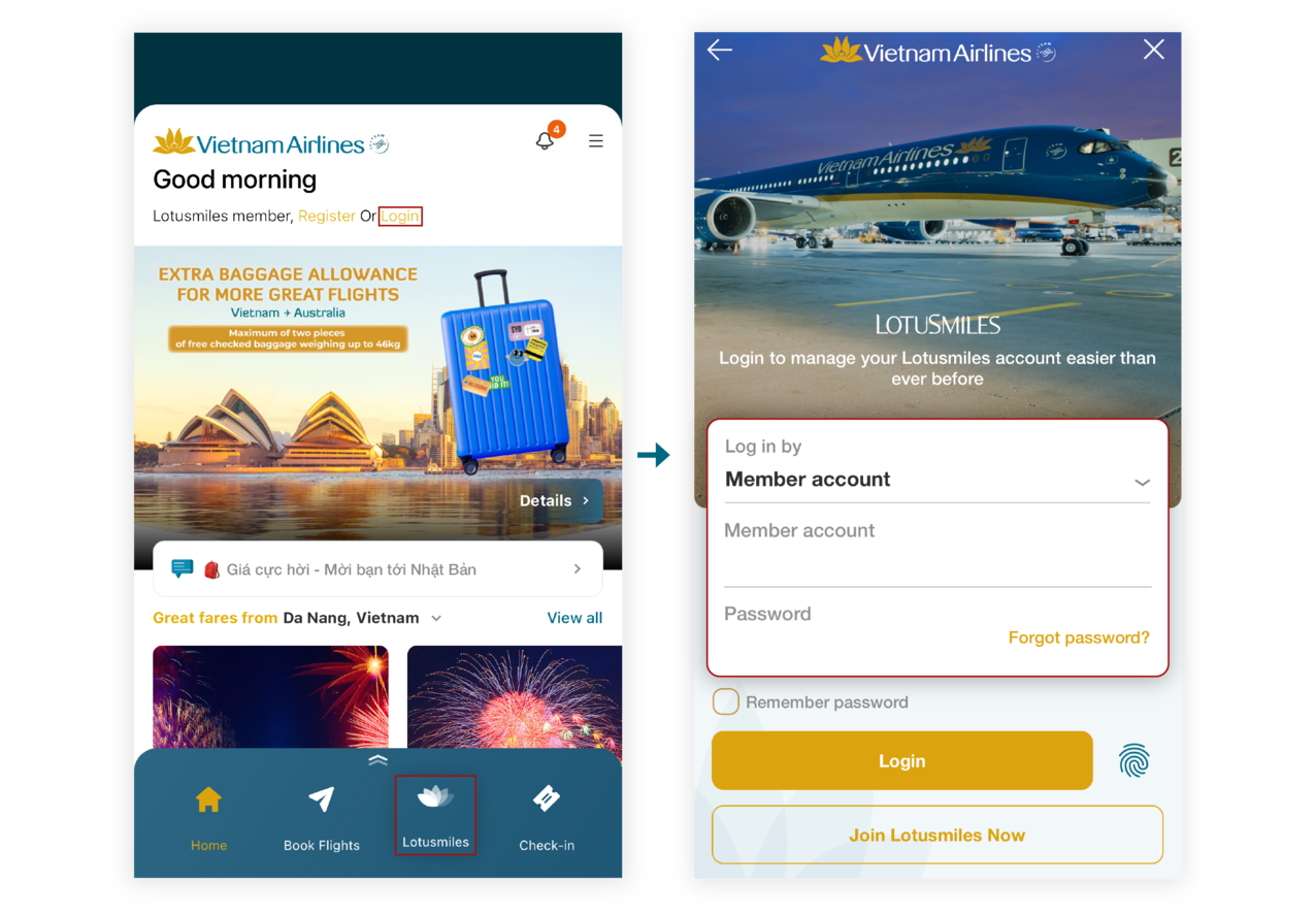 Guide pour le renouvellement de miles bonus app 1.