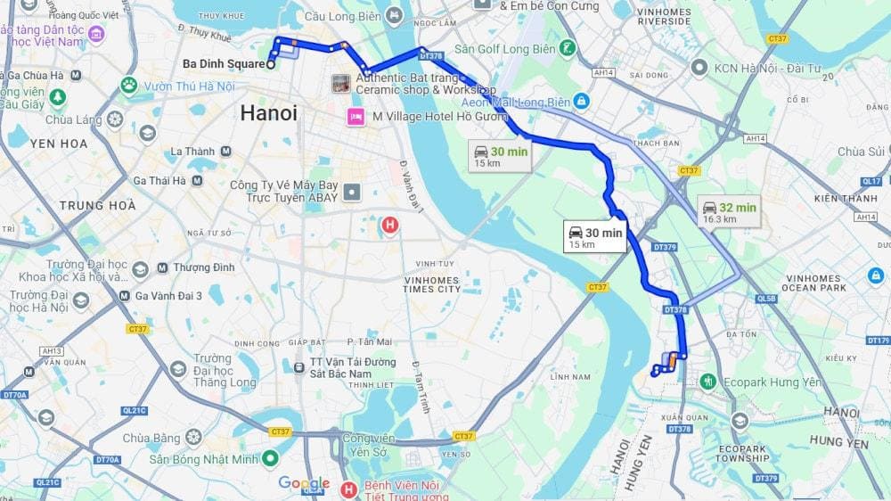 The village sits on the banks of the Red River, which provides the clay used in the pottery-making process