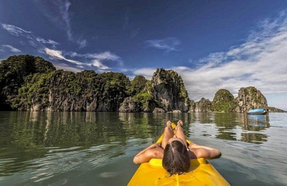 Explore Van Boi Island by kayak