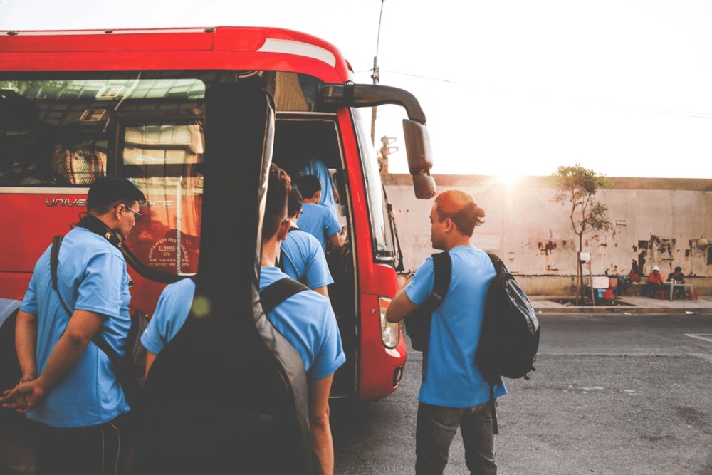 Traveling by the local bus is a budget-friendly option to experience the Danang to Hoi An journey like a local (Source: Pexels)
