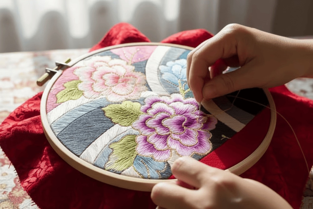 A visit to the traditional embroidery village near Dragon Mountain Ninh Binh offers a unique opportunity to experience