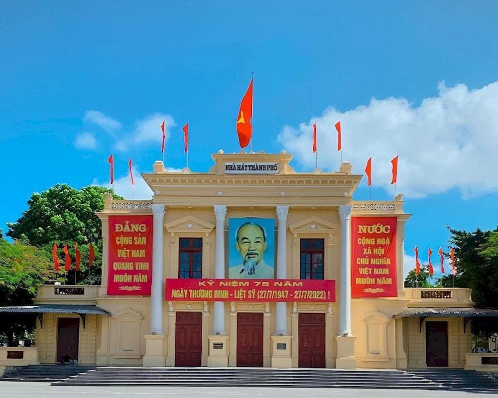 Hai Phong Opera House is a must-visit destination that beautifully blends tradition and elegance