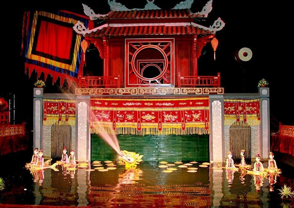 Water puppetry is a unique and traditional folk art form of Vietnam