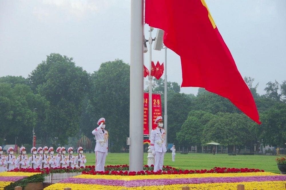The Ceremonies are conducted daily, regardless of the weather