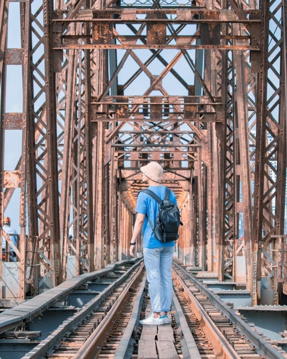 The unique architecture of Long Bien Bridge