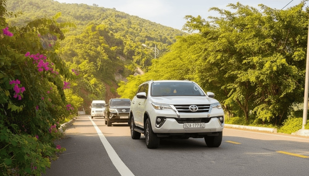 It takes only 5 - 10 minutes to reach the Love Bridge by motorbike or taxi when travelling from Danang Centre