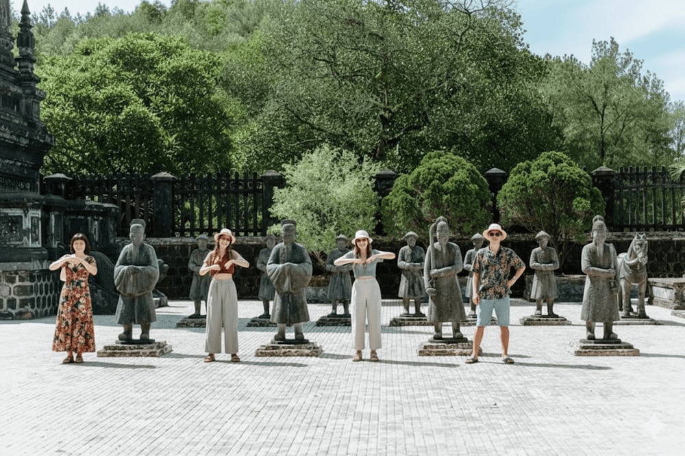 Early morning or late afternoon is the ideal time to visit, offering cooler weather and fewer crowds for a more peaceful experience