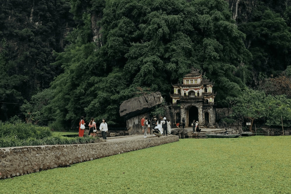 Bich Dong Pagoda captivates visitors with its peaceful ambiance, moss-covered stone steps, and panoramic views of lotus lagoon (Source: Pexels)