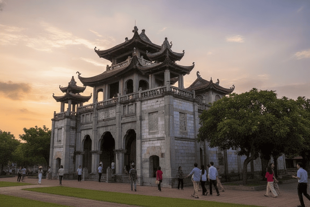 Phat Diem Cathedral is an architectural masterpiece, blending Gothic and traditional Vietnamese styles
