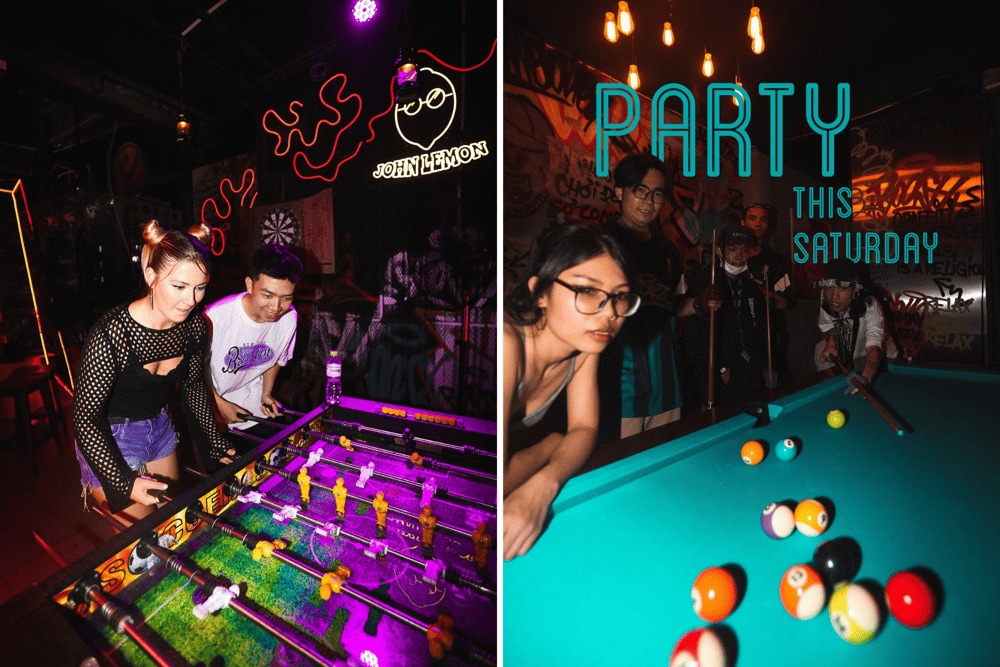 Boosh is a go-to spot for free games like beer pong, foosball, pool, and board games (Source: Boosh Rooftop)