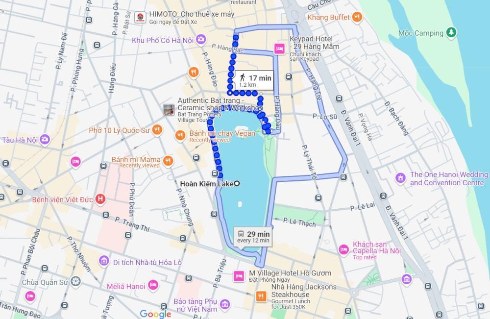 Ta Hien Beer Street is very easy to find