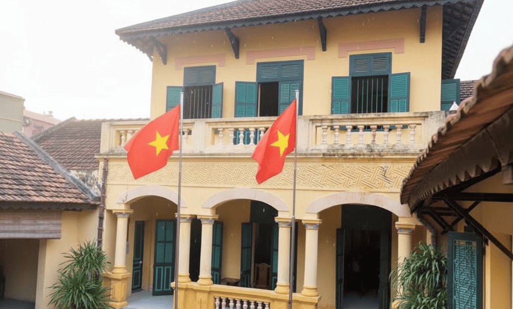 Uncle Ho’s Memorial House in Van Phuc Silk Village stands as a symbol of rich historical significance