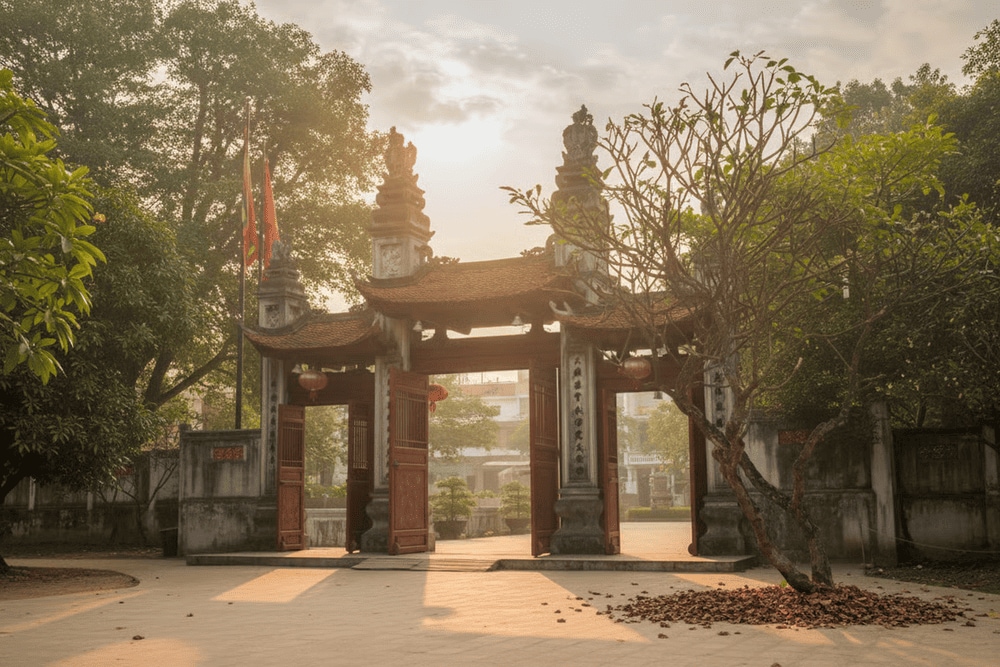 Voi Phuc Temple stands as a testament to Vietnam's heritage, drawing pilgrims and visitors to its sacred grounds
