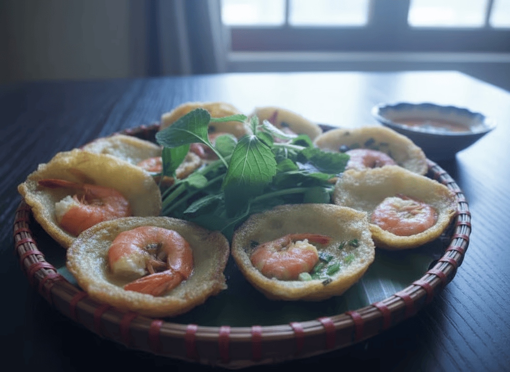 Món bánh vừa thơm vừa giòn rụm vô cùng kích thích vị giác