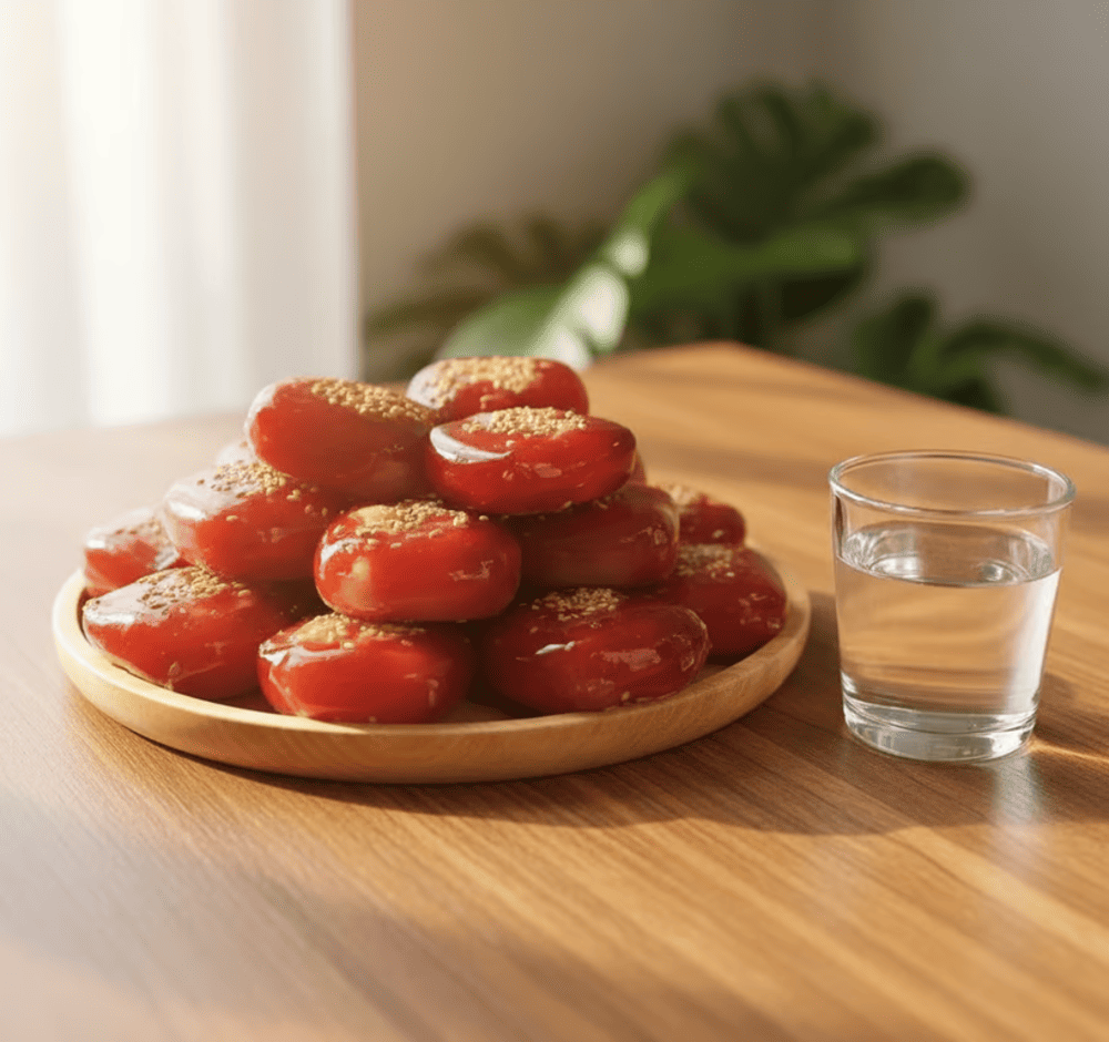 Bánh xu xê có vỏ trong, nhân dừa, đậu xanh, thơm mùi hoa bưởi