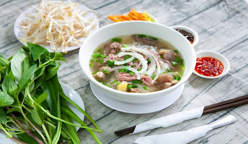 Pho is a traditional famous dish in Hanoi