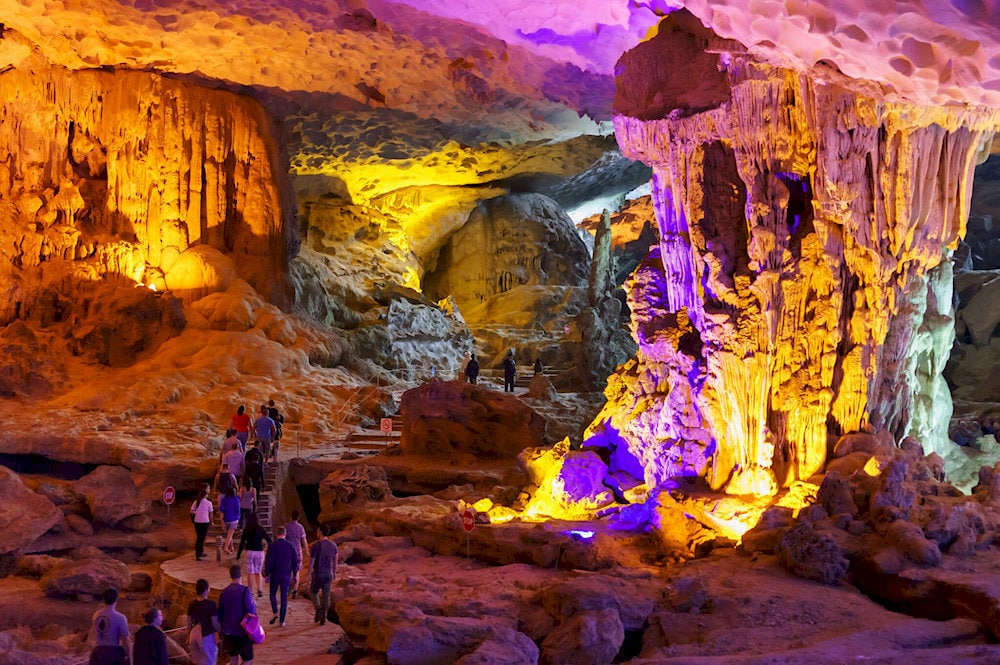 Morning tours typically offer cooler temperatures and better lighting for photography inside the cave