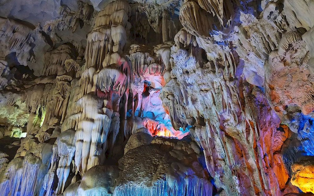 The mystical atmosphere inside Thien Cung Cave, coupled with its legend, invites visitors to step into a realm where nature and mythology merge seamlessly