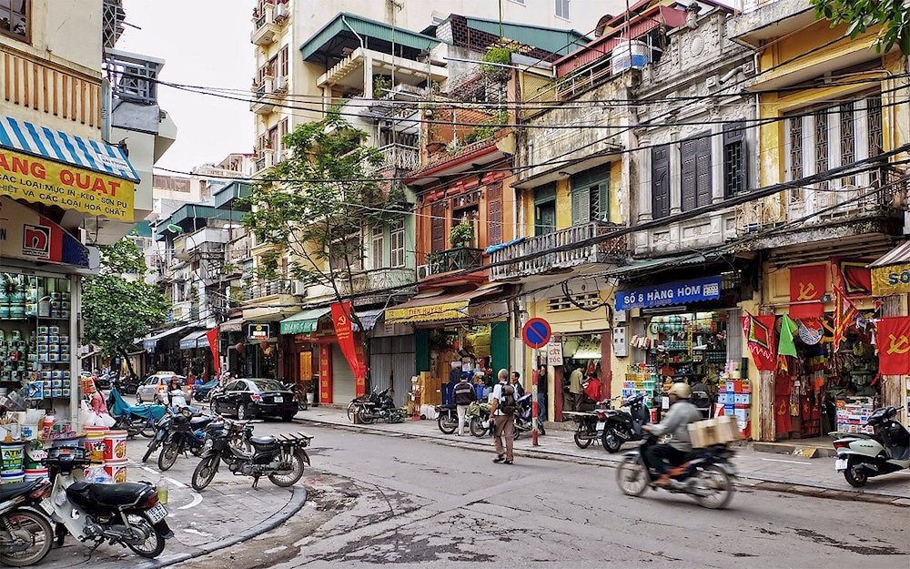 Explore the bustling streets at Old Quarter Hanoi