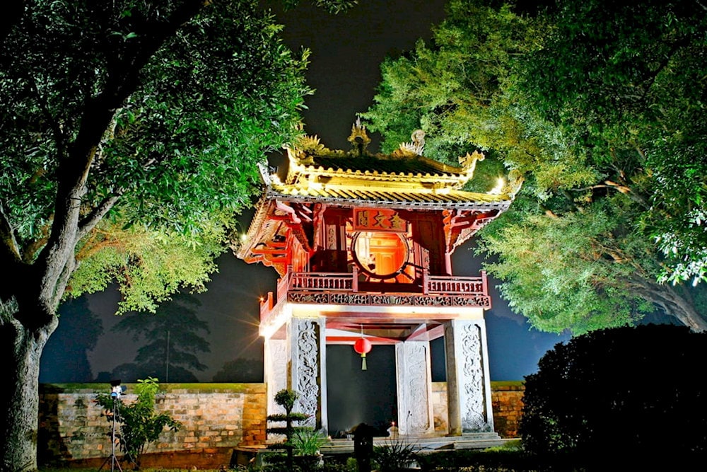 The Temple of Literature - National University was built in 1070, making it almost 1000 years old