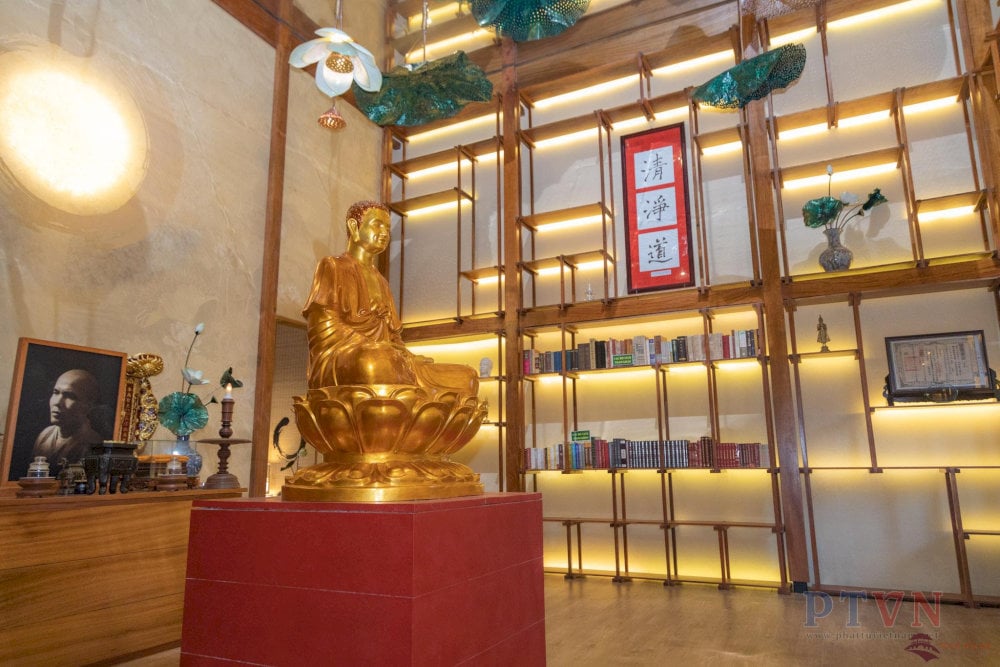 The room serves as a quiet place for reflection