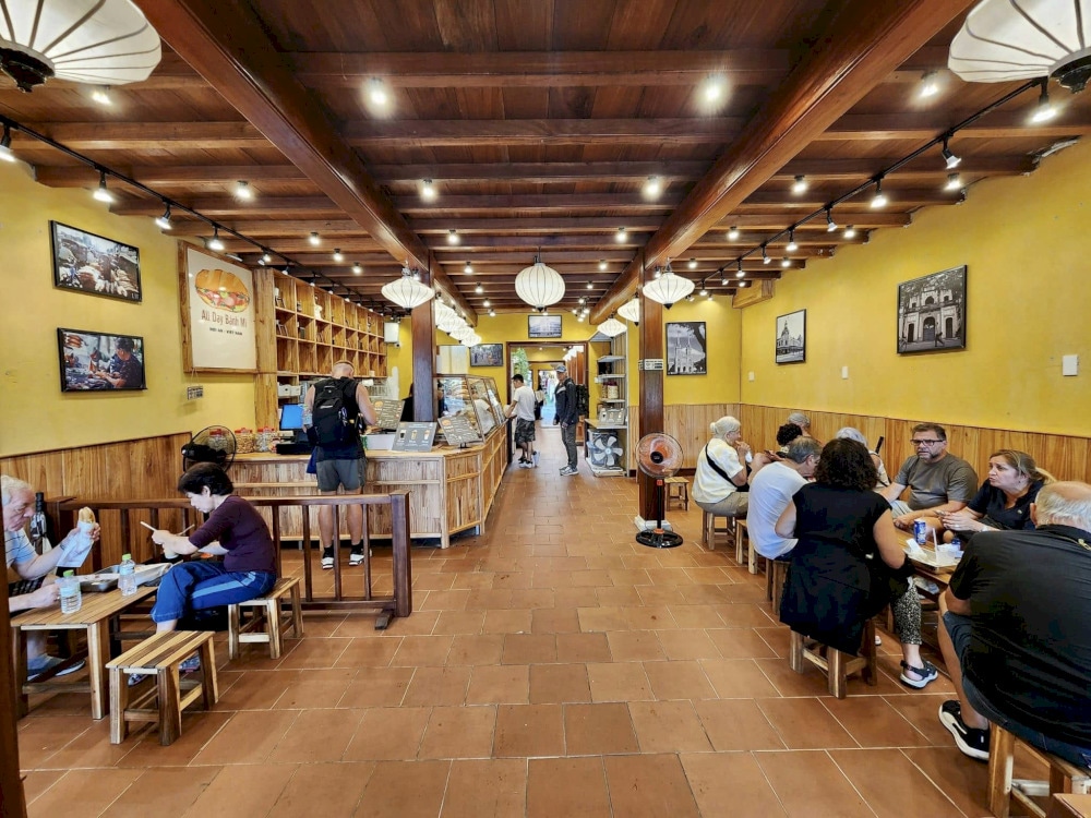 The décor at All Day Banh Mi