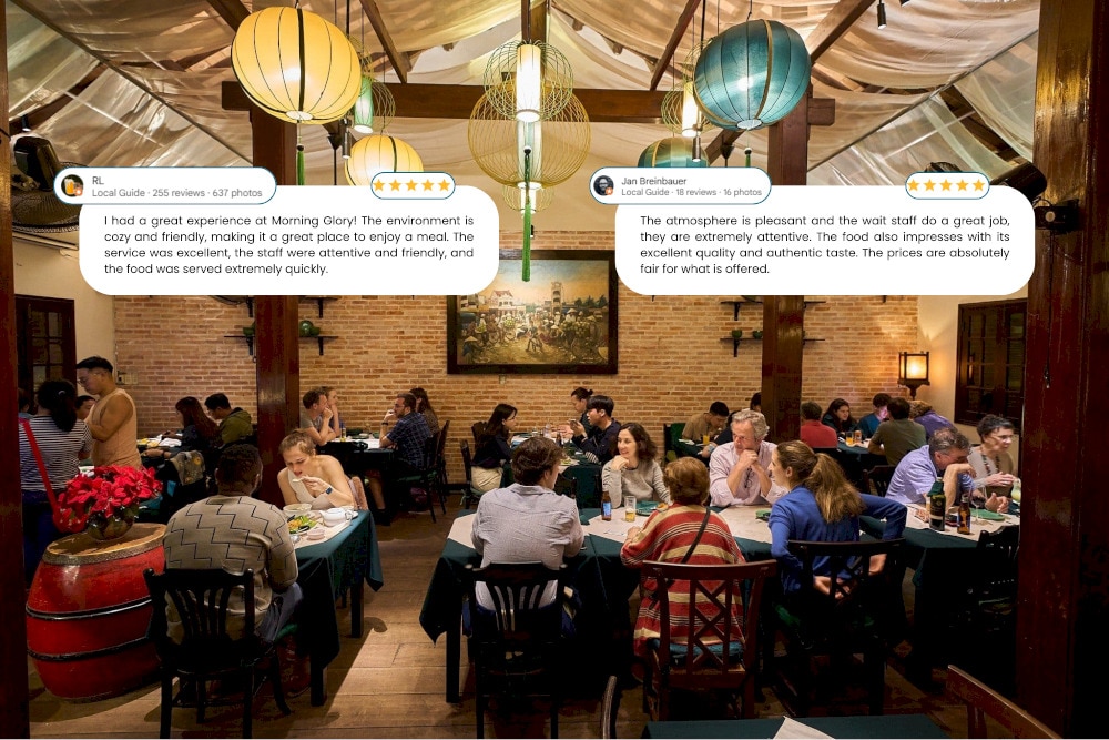 A well-known restaurant with high demand