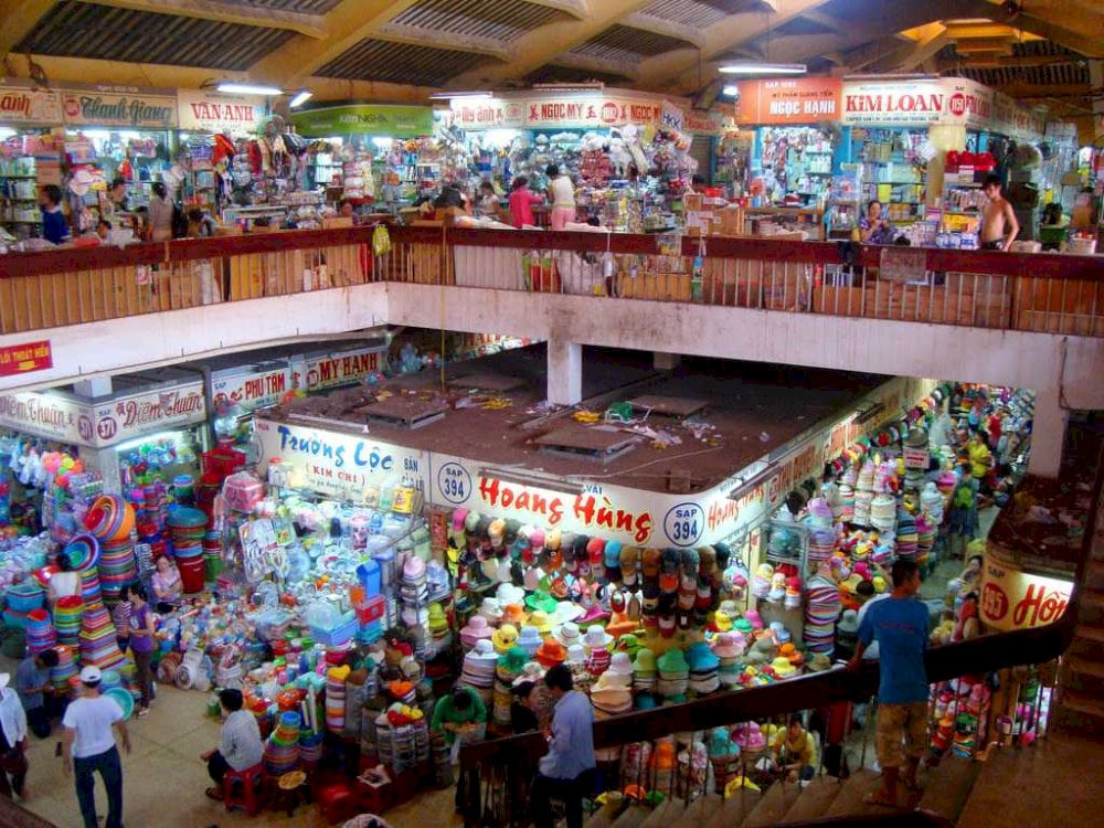 Inside Binh Tay Market, you'll find stalls with a distinct Chinese flair, offering a wide variety of goods