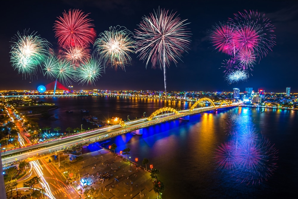 Fireworks display in Da Nang